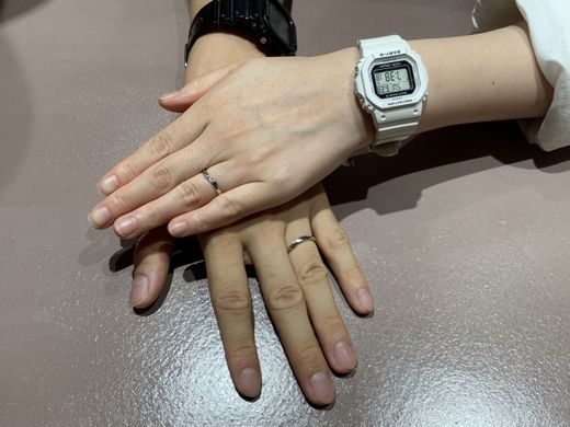 【福井店】楽しく素敵な指輪を見つけることができました。