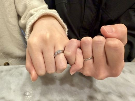 【ビジュピコ鳥取店】指輪の種類がとても多く、自分好みの物が見つかりました。