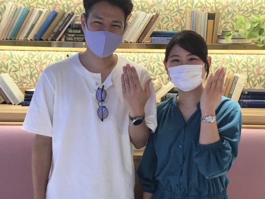 【松本店】2人で1番の指輪を選ぶことができました。