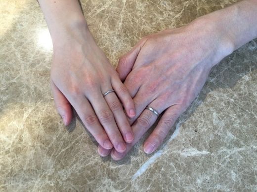 【大阪店】気持ち良くリングを決める事が出来ました。