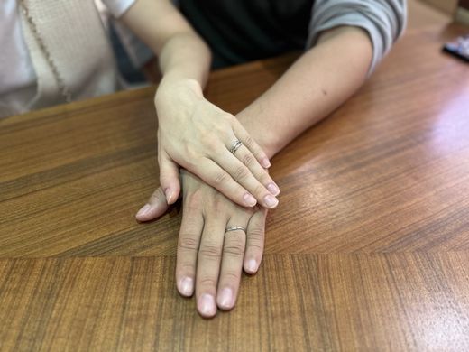 【なんばパークス店】リングの形が好みでした。