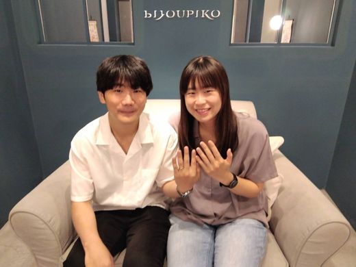 【小倉店】素敵な指輪ができて嬉しい♡