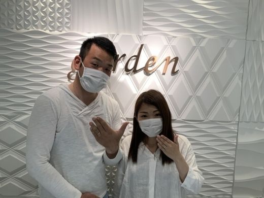 明石市｜PilotBridalの結婚指輪をご成約頂きました