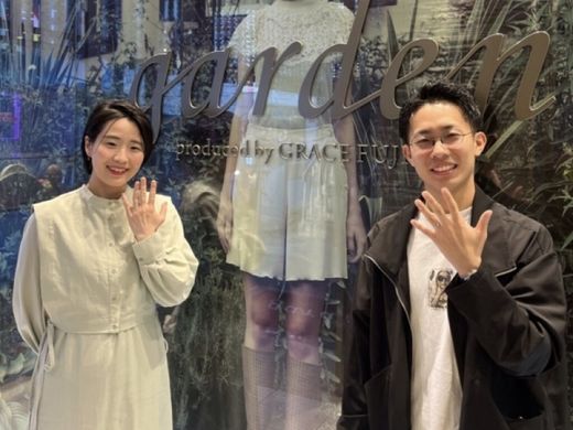 大阪府吹田市｜FISCHERとPilotBridalの結婚指輪をご成約頂きました。