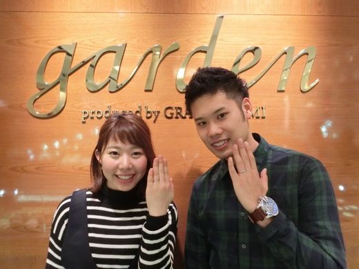 指輪大切にします