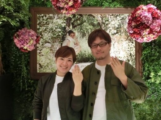 最初から最後まで丁寧な接客で、とても気持ち良く結婚指輪を決めることができました！