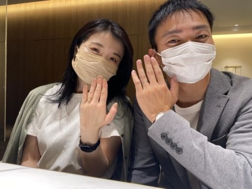 大阪府堺市｜スイス鍛造マイスターの結婚指輪をご成約いただきました