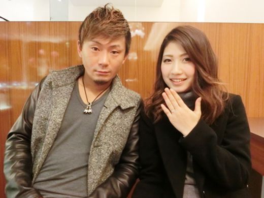 ♡ブースにてエンゲージリングのご納品♡