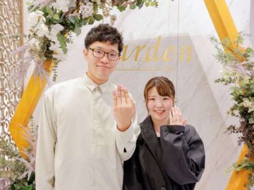 滋賀県・京都府 アイデアルダイヤモンド、フィッシャーの結婚指輪をご成約頂きました