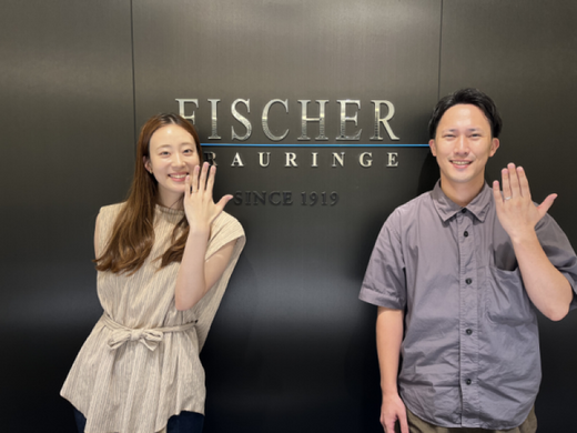 滋賀県栗東市｜ロードオブザリングで使用されたフィッシャーの結婚指輪をご成約いただきました