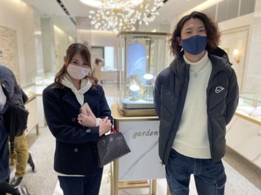 滋賀県草津市 鍛造法フィッシャーの結婚指輪をご成約いただきました