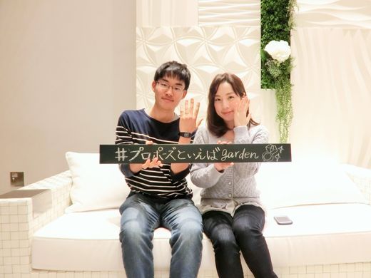 好きな花の名前の私たちにピッタリなマリッジリング