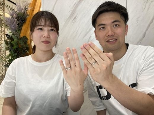 京都市中京区｜IDEALダイヤモンドの婚約指輪とスイスブランド「マイスター」・ドイツブランド「フィッシャー」の結婚指輪をご成約いただきました