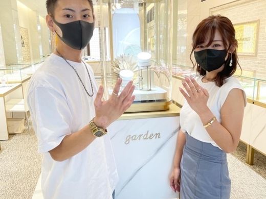 岐阜県　ハンドメイド指輪を作成頂きました