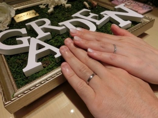 沢山可愛いデザインの指輪があって楽しく選べました。