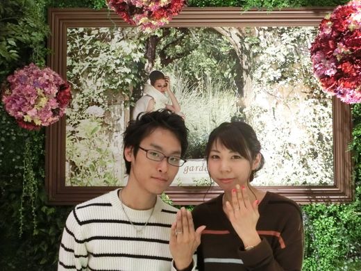 満足いく指輪を購入することができました