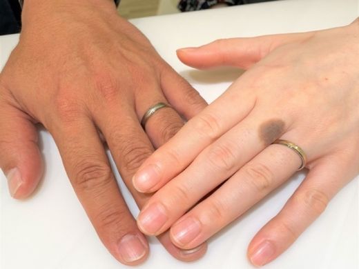 兵庫県明石市｜IDEALの婚約指輪とFISCHERの結婚指輪をご成約頂きました。