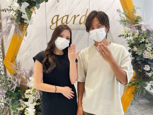 滋賀県大津市 ハワイアンジュエリーMAILEマイレの結婚指輪をご成約頂きました
