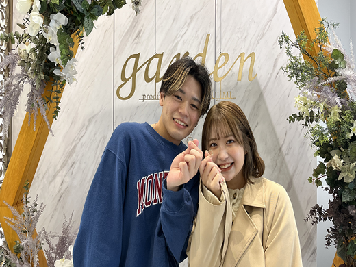 京都市｜お二人で作りあいをして手作りペアリングを作成いただきました