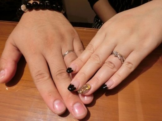 たくさんのリングを見せて頂いて、とても選ぶのが楽しかったです。