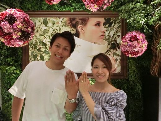 指輪がものすごく可愛かったです