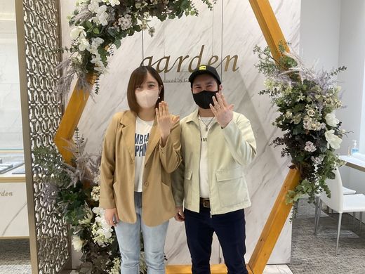 京都市よりご来店 海外鍛造結婚指輪ブランドでドイツのフィッシャー・スイスのマイスターをご成約頂きました