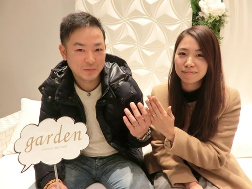 ダイヤがとても綺麗です！