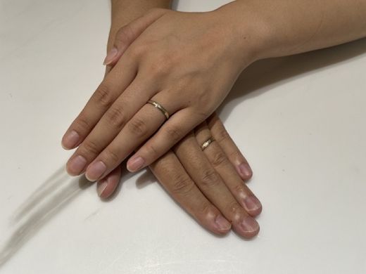 京都市西京区｜強度を誇るFISCHERの結婚指輪をご成約頂きました