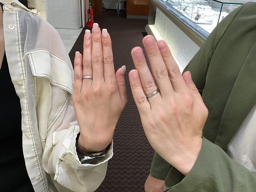 兵庫県神戸市 FISCHERの結婚指輪をご成約頂きました