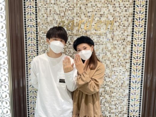 京都市　パイロットブライダルの結婚指輪をご成約頂きました