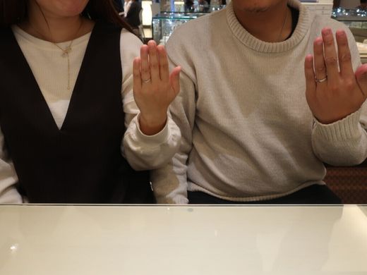 大阪市旭区　美女と野獣（DiSNEY Beauty AND THE BEAST）の結婚指輪をご成約頂きました。
