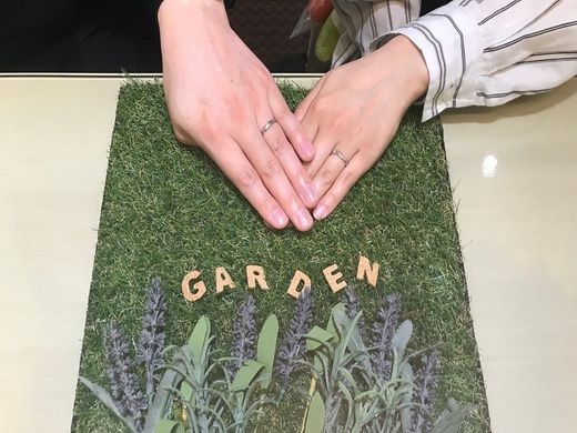 大阪府大阪市 LAPAGEの結婚指輪をご成約頂きました