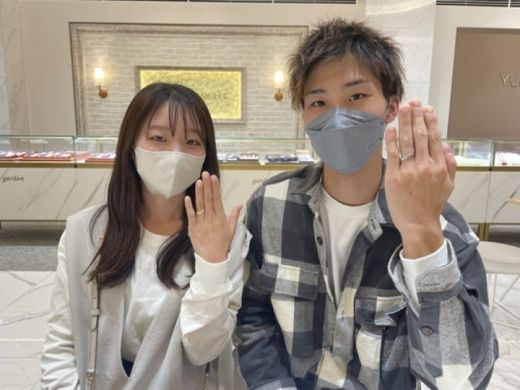 奈良 世界有数の鍛造製法フィッシャーの結婚指輪をご成約頂きました