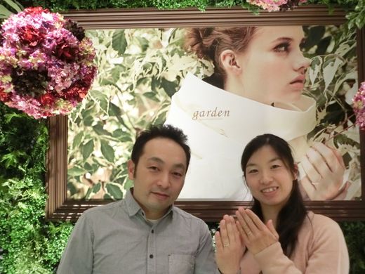 予想以上に気に入る指輪と出会えました