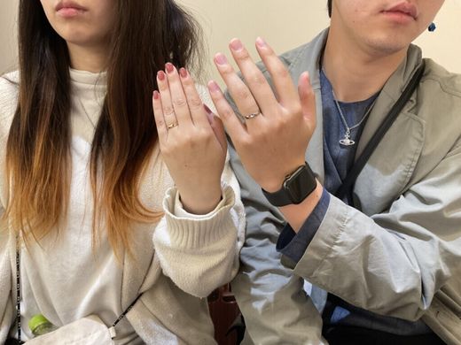島根県　FISCHERの結婚指輪をご成約頂きました