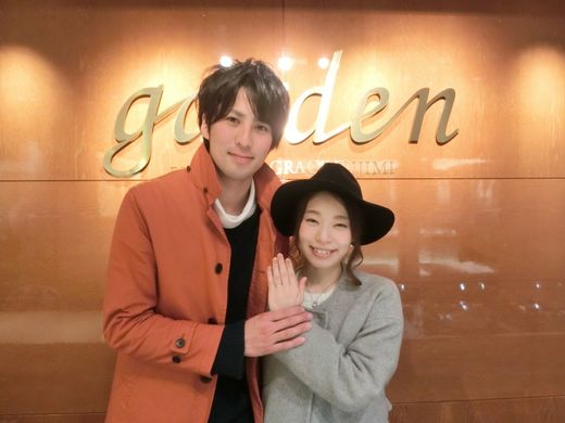 素敵なリングが完成して大満足♪