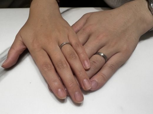 京都 CHERLUV（シェールラヴ）とRosettE（ロゼット）の結婚指輪をご成約いただきました