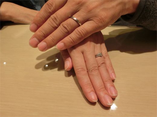 ♡エンゲージリング、マリッジリング共にとても気に入っていただけました♡