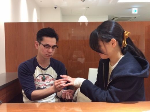 楽しく結婚指輪を決めることができました！