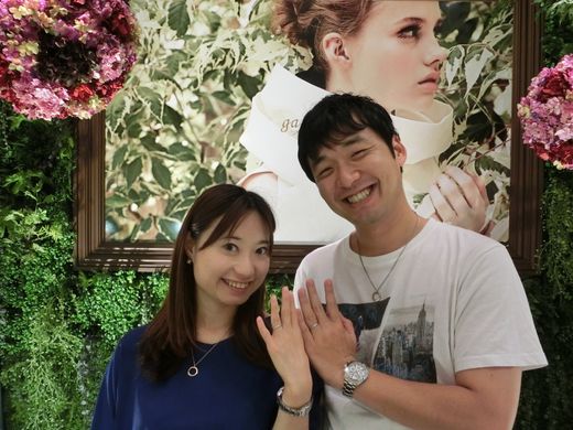 めっちゃ可愛いリングになっていて良かったです