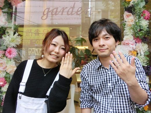 ♡テラスで指輪と一緒にハイチーズ♡