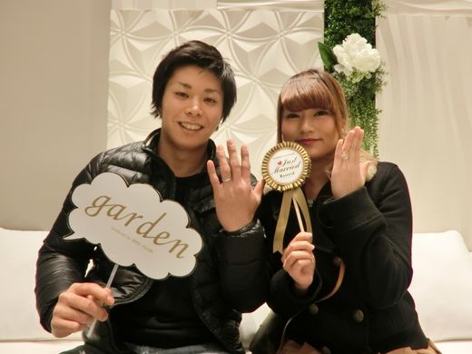 良い指輪を選べて嬉しいです。