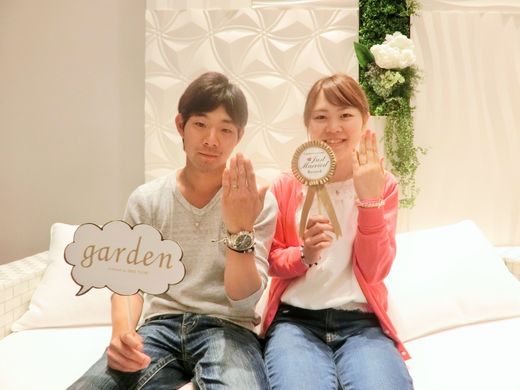 可愛い指輪を作って頂けました。