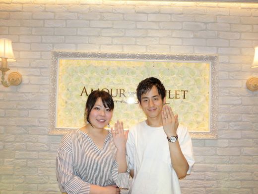 可愛い指輪に感激です