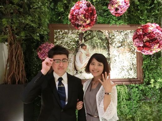 とてもステキなリングになりました