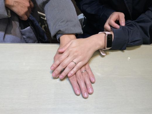 大阪府茨木市｜AMOUR AMULETの結婚指輪をペアでご成約頂きました