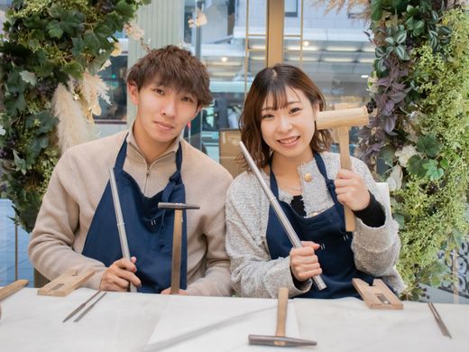 手作り指輪【ペアリング】を作成頂きました 京都