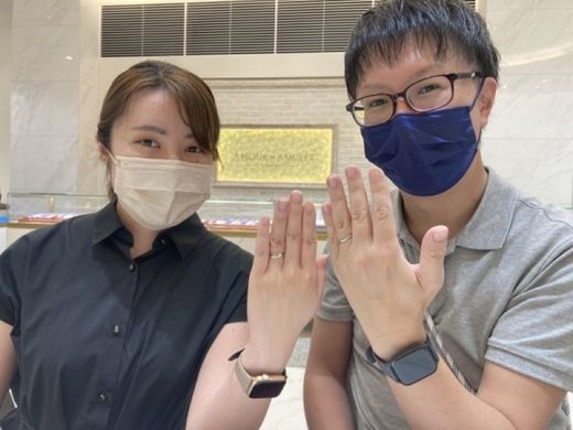 京都市左京区｜リーズナブル価格なインセンブレ・gardenオリジナル婚約指輪をご成約いただきました