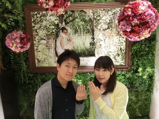 とてもお気に入りの指輪を選ぶことができました