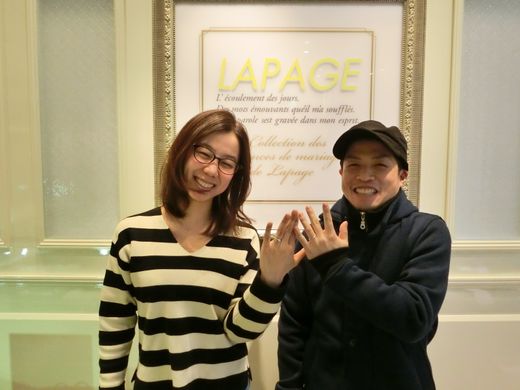 お気に入りのリングができて嬉しいです